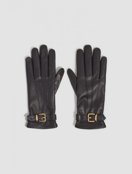 Miu Miu - Nappa Leather Gloves in Black - 5GG192_ 038_F0002