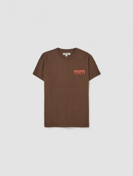 Phipps - Like a Rock T-Shirt in Washed Mud Brown - CLASSIC-N002B