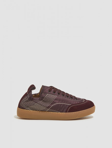 Dries Van Noten - Quilted Sneaker in Bordeaux - MS241-1087-604