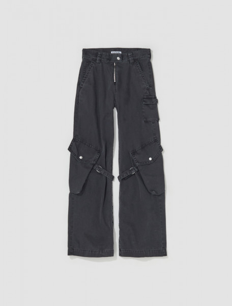 Acne Studios - Cargo Trousers in Washed Black - AK0730-9690
