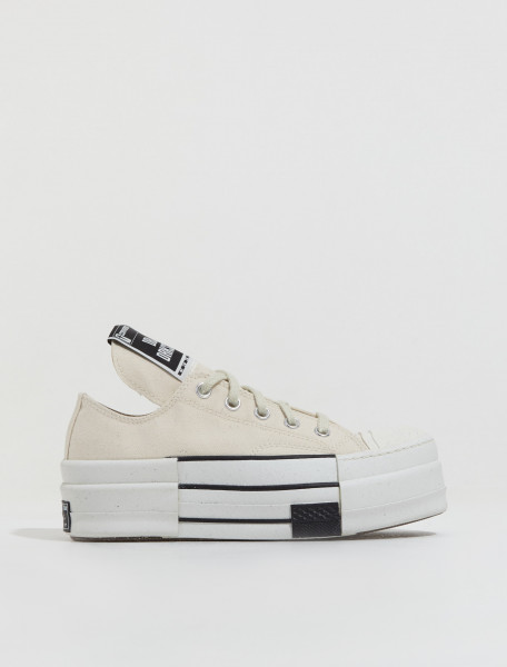 Converse - x DRKSHDW DBL DRKSTAR OX Sneaker in Natural Ivory - A04955C