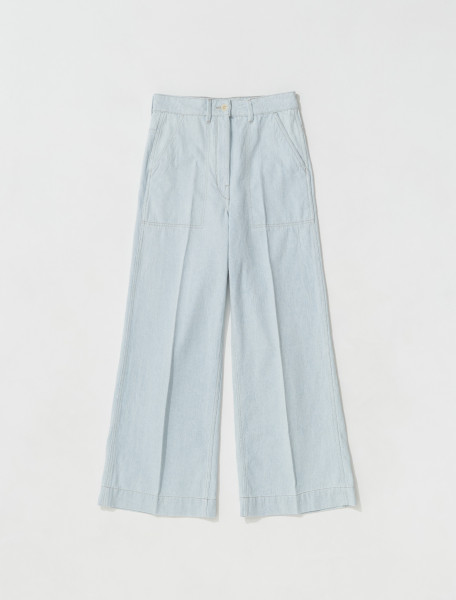 LEMAIRE   LOOSE PANTS IN DENIM SKY BLUE   W_221_PA441_LD072_706