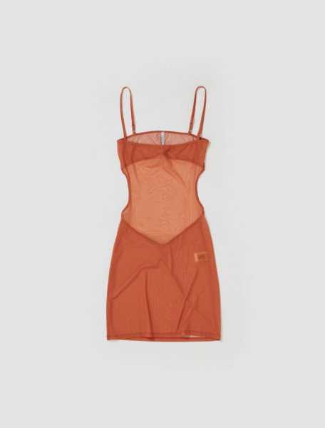 Ioannes - Slip Mini Dress in Rust - IOSS23DR100-7