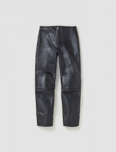 Jil Sander - Leather Trousers in Black - J21KA0156_JTN291_001