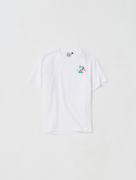 CARNE BOLLENTE   DEEP DIVING SHORTSLEEVE T SHIRT IN WHITE   SS22TS02