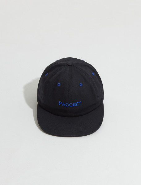 RASSVET - 6-Panel PACCBET Cap in Black - PACC12K007-Black