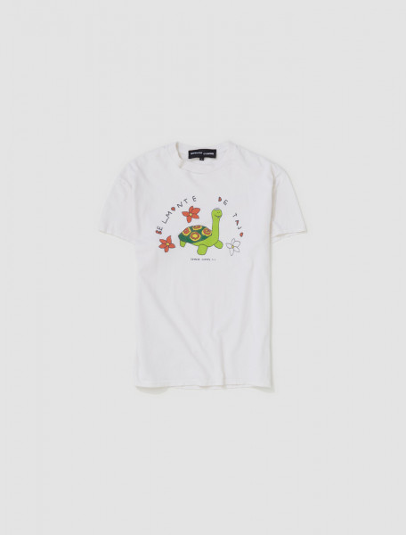 Edward Cuming - Turtle Print T-Shirt in Washed Off-White - FW23-J05