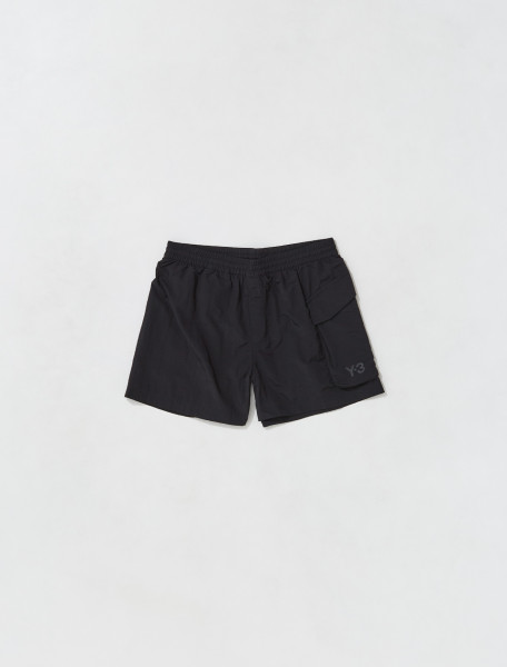 Y 3   CLASSIC UTILITY SWIMMING SHORTS IN BLACK   HG8614