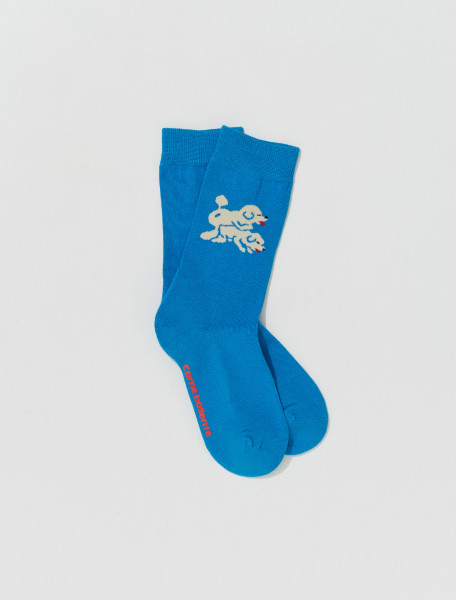 CARNE BOLLENTE   SNOOP DOGS SOCKS IN BLUE   AW22SK0101