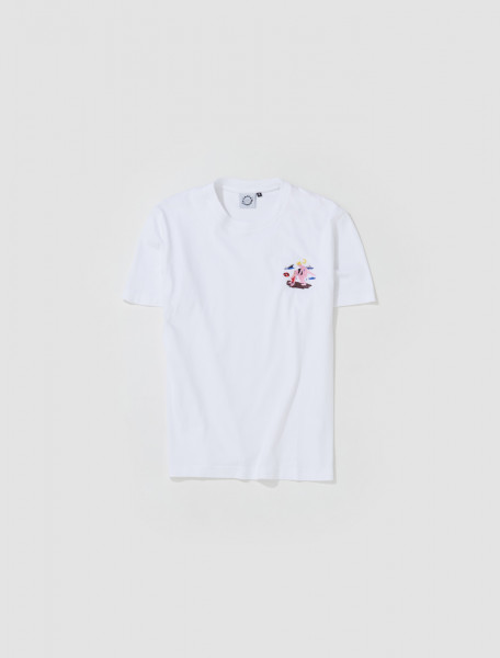 Carne Bollente - Sinking Deep T-Shirt in White - SS23TS0101