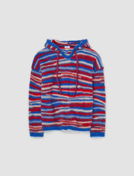 ERL - Oversized Hoodie in Red & Blue - ERL07N015
