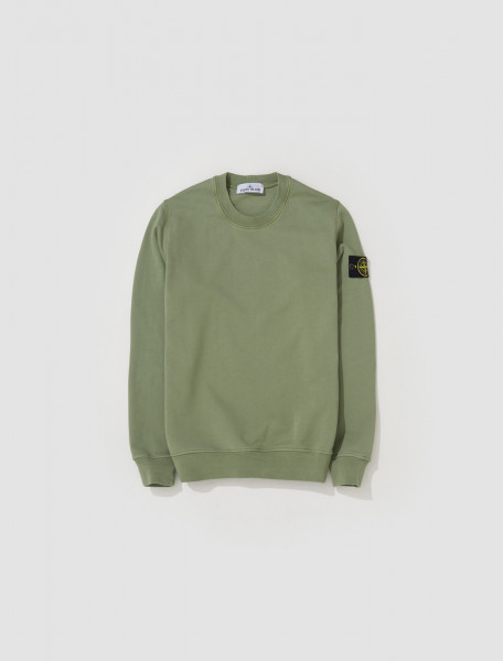 Stone Island - Cotton Sweatshirt in Sage - 101563051-V0055