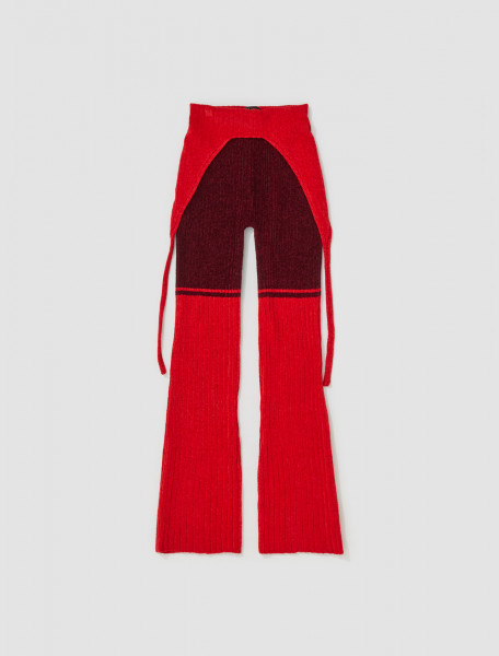 Ottolinger - Knit Pants in Red - 706601