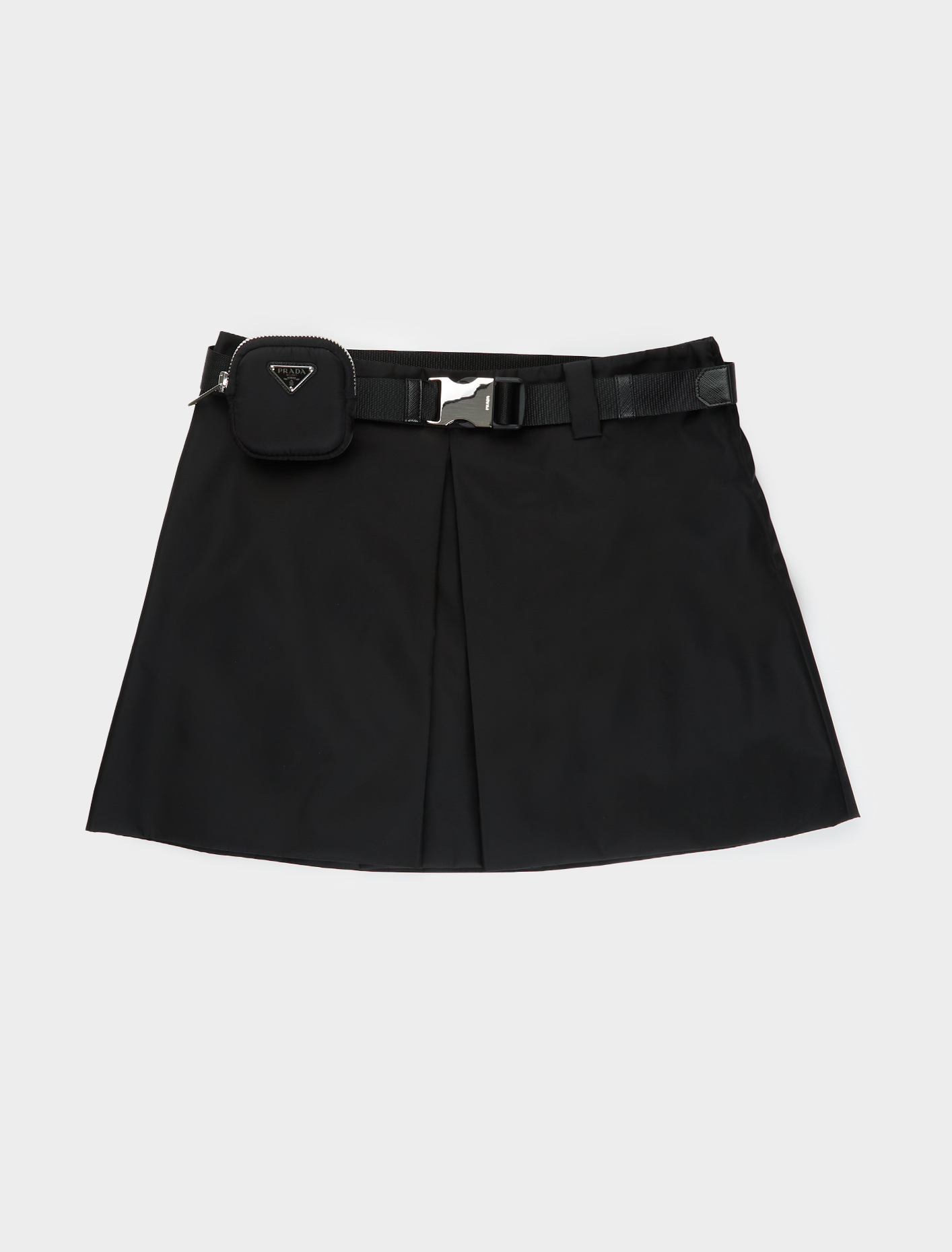 Prada Re-Nylon Skirt in Black | Voo Store Berlin | Worldwide Shipping