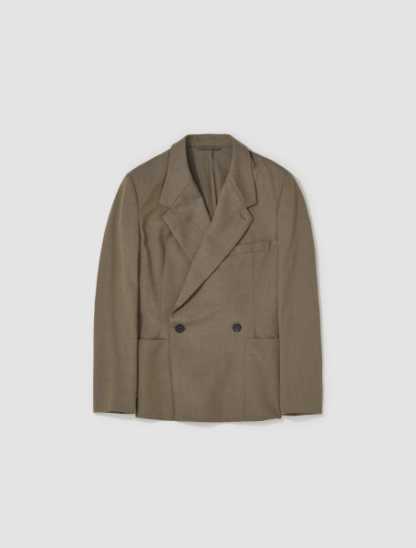 Lemaire - Soft Tailored Jacket in Beige Grey - JA1017_LF414