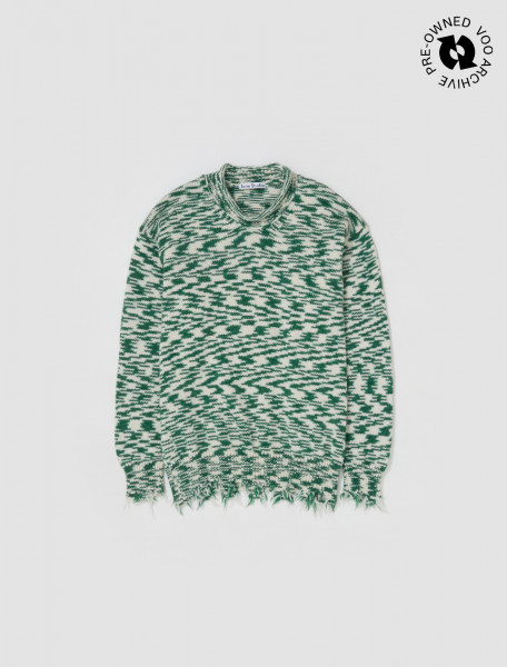 Acne Studios - Knit Pullover in Green - VOOARCHIVERAHA03