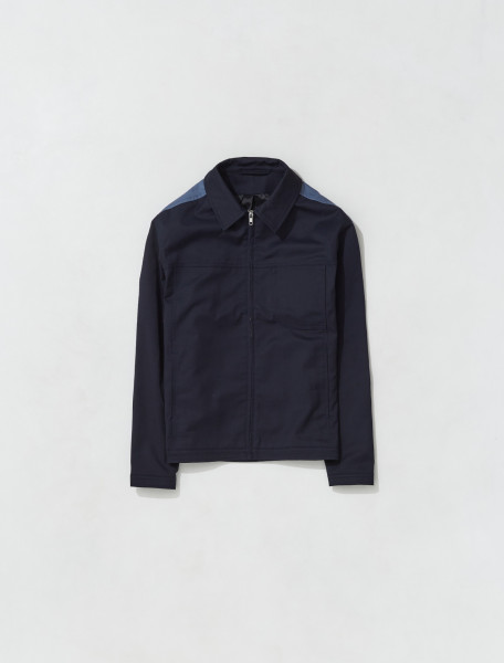 AFFXWRKS   BOXED BLOUSON IN NAVY   SS22OW02_NAVY