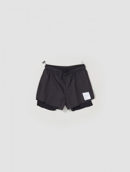 Satisfy - Rippy 3" Trail Shorts in Black - 5100-BK