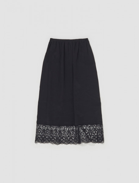Simone Rocha - Pleated Mini Kilt Skirt in Black - 3102_0456