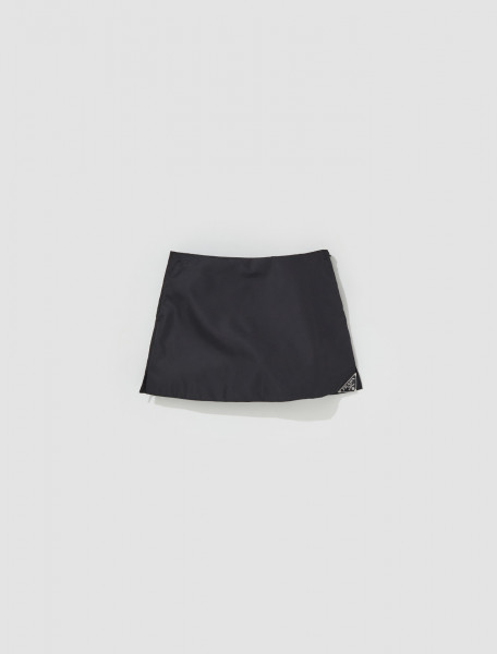 Prada - Re-Nylon Mini Skirt in Black - 21H939_ 1WQ8_F0002