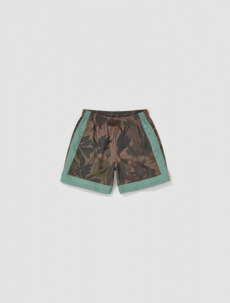 Dries Van Noten - Printed Swimshorts in Brown - 232-022501-7302-703