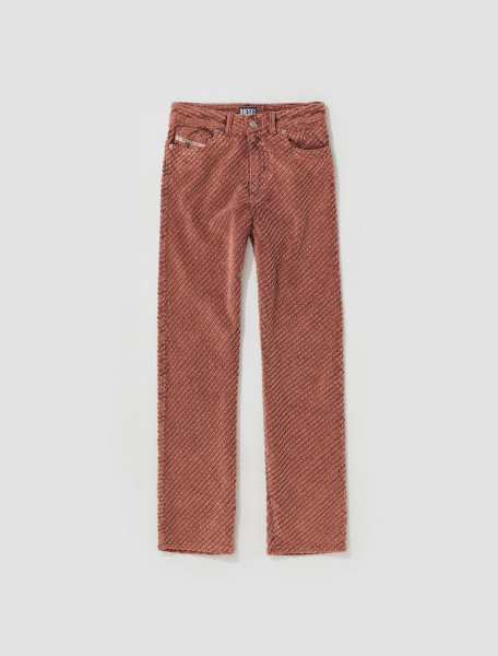 DIESEL   CORDY TROUSERS IN WASHED RED   A07701_0HGAG_1AB