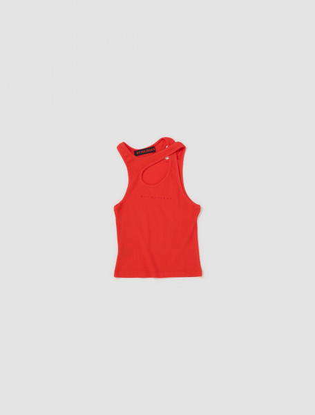 Ottolinger - Rib Tank Top in Red - 407602