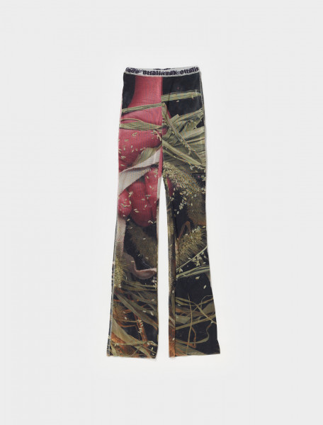 OTTOLINGER   MESH PANTS IN PANICGRASS BY LUCIE STAHL PRINT   SS22100502 PALUST