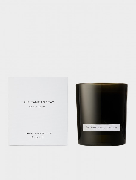343-TH/SCTS220G TIMOTHY HAN SCENTED CANDLE SHE CAME TO STAY