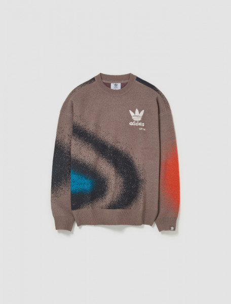 Adidas - x Song for the Mute Print Sweater in Brown - IY9517