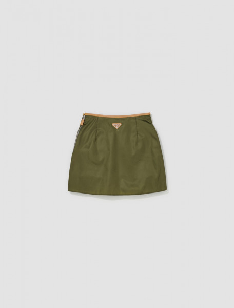 Prada - Re-Nylon Skirt in Khaki - 21H967_1WQ8_F0466