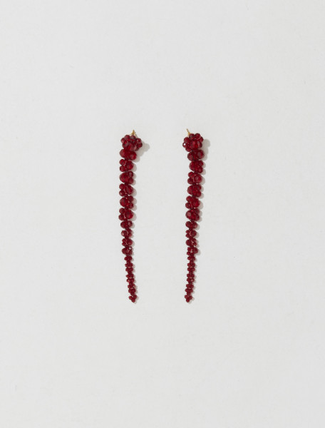 Simone Rocha - Drip Earrings in Blood Red - ERG12-0903-BR