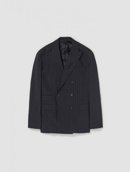 Acne Studios - Double-Breasted Suit Jacket in Black - BH0195-AIK0