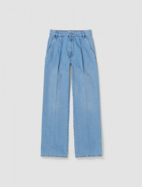 Miu Miu - Baggy Jeans in Sky Blue - GWP473_131K_F0013