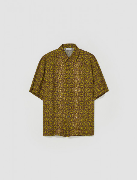 Dries Van Noten - Clasen Emb Regular Fit Shirt in Yellow - 231-020711-6093-202