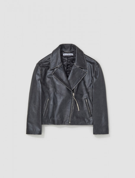 Acne Studios - Leather Jacket in Black - A70170-90003