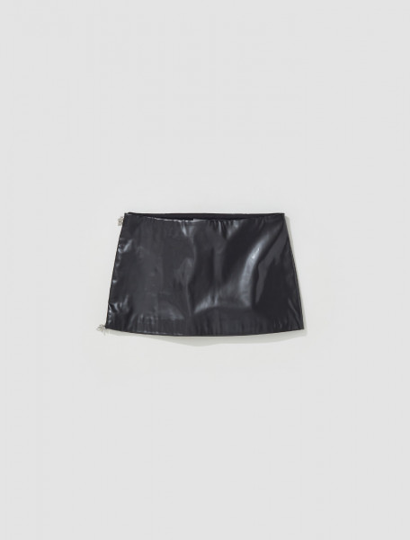 Acne Studios - Zipped Mini Skirt in Black - AF0313-900-FN-WN-SKIR000496