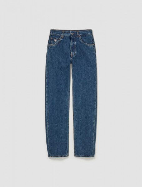 Prada - Five-Pocket Denim Jeans in Navy - GEP374_14E9_F0008