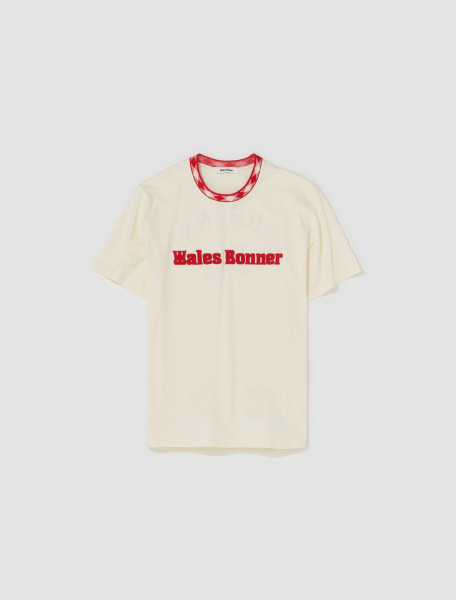 Wales Bonner - Original T-Shirt in Ivory - MA23JE16-JE01-100