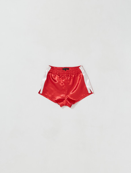 ALLED MARTINEZ   RETRO FIT NYLON SHORTS IN RED   JRS27 002