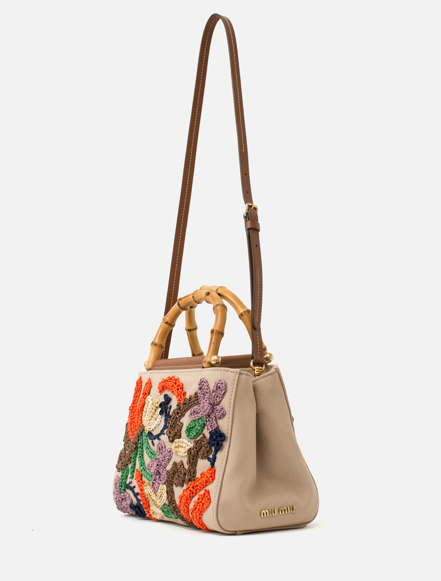 Miu Miu Embroidered Handbag