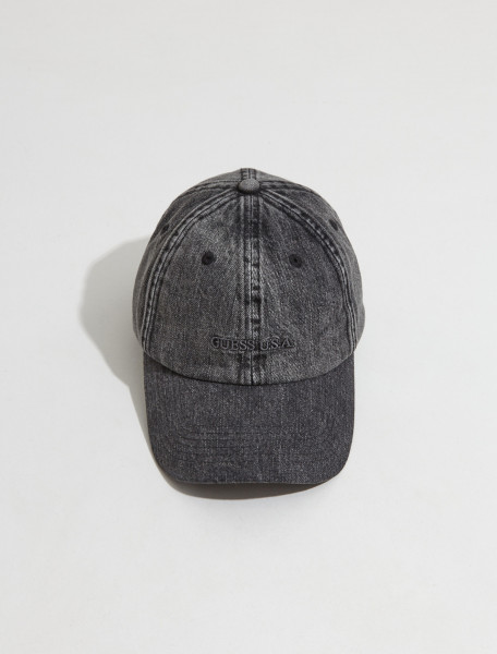 GUESS USA - Washed Denim Dad Hat in Denim Grey - M3GZ17D50J0-DEGY