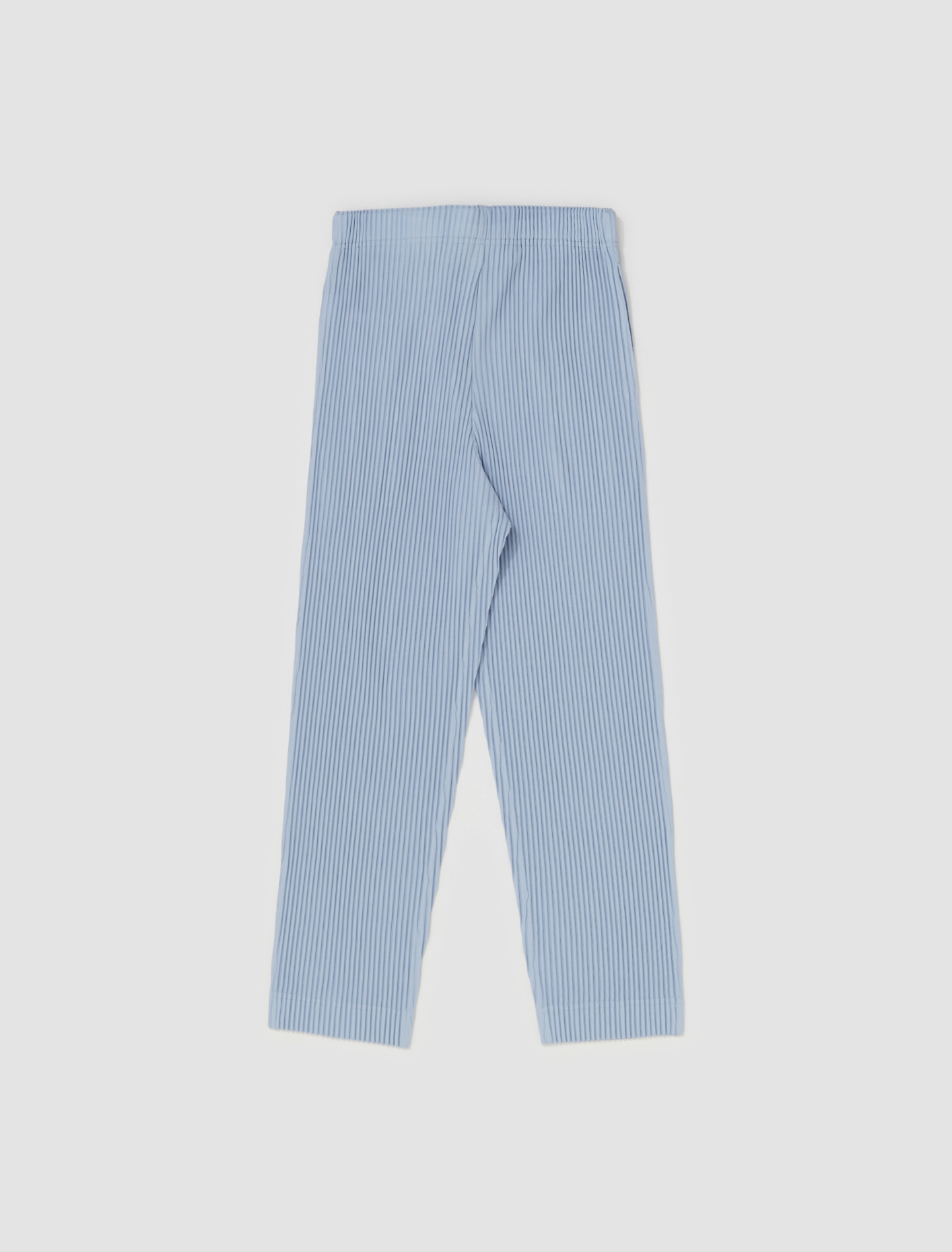 HOMME PLISSE ISSEY MIYAKE Basics Pleated Trousers - Light Gray | Garmentory