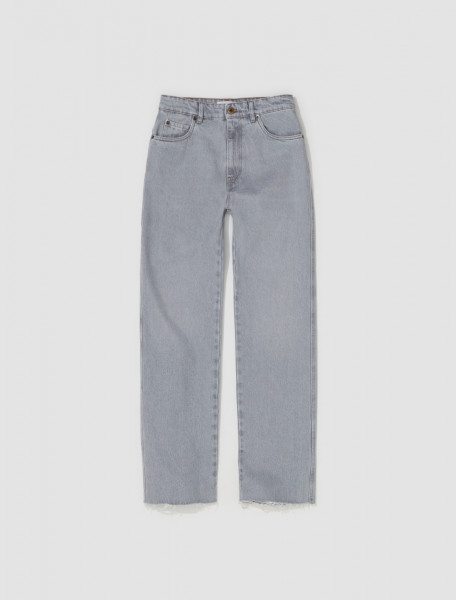 Miu Miu - Straight Leg Jeans in Grey - GWP483_13LF_F0031
