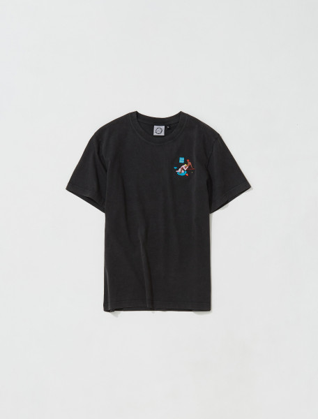 CARNE BOLLENTE   DEEP DIVING SHORTSLEEVE T SHIRT IN WASHED BLACK   SS22TS02