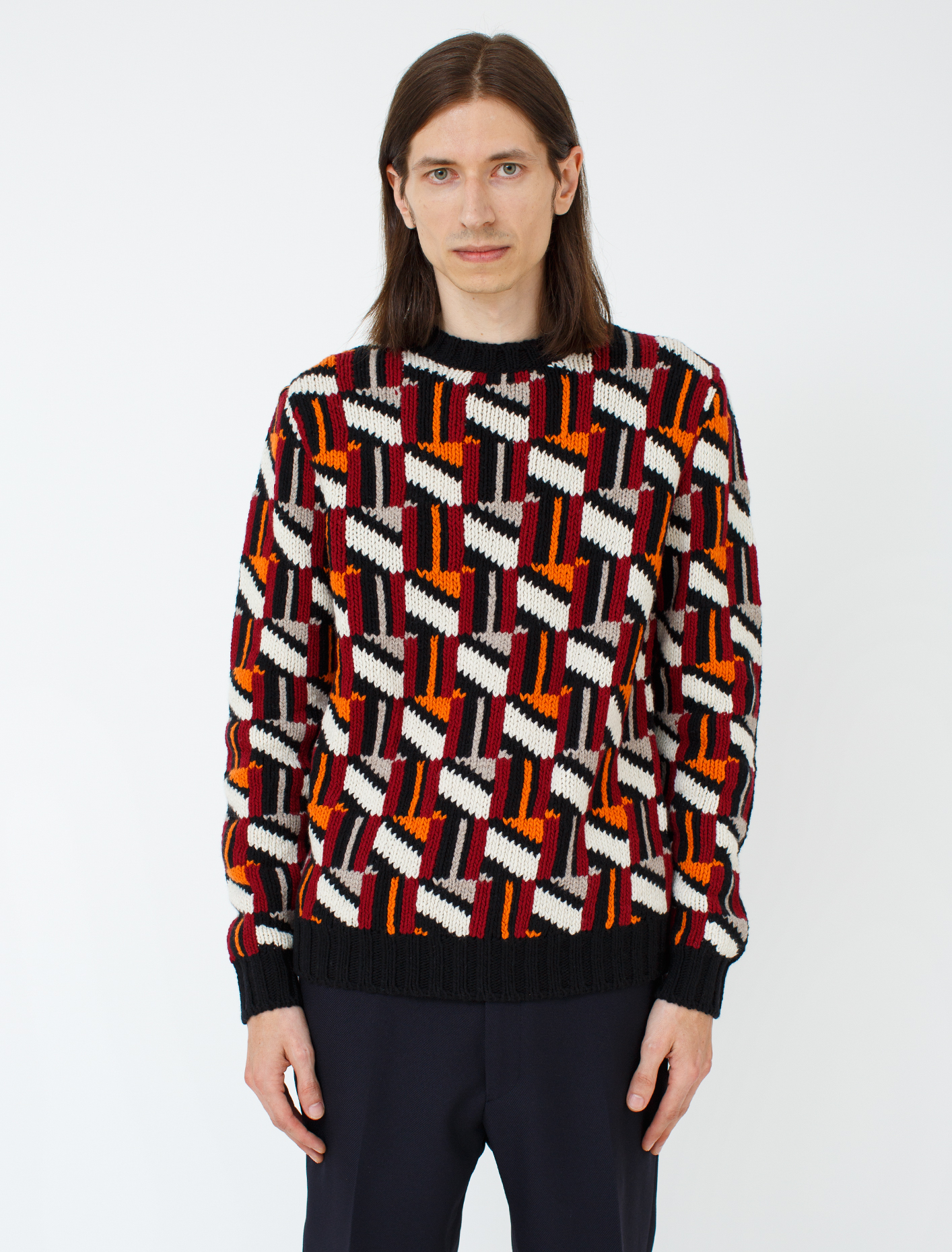 Prada Hand-Knitted Wool Cashmere Pullover | Voo Store Berlin ...