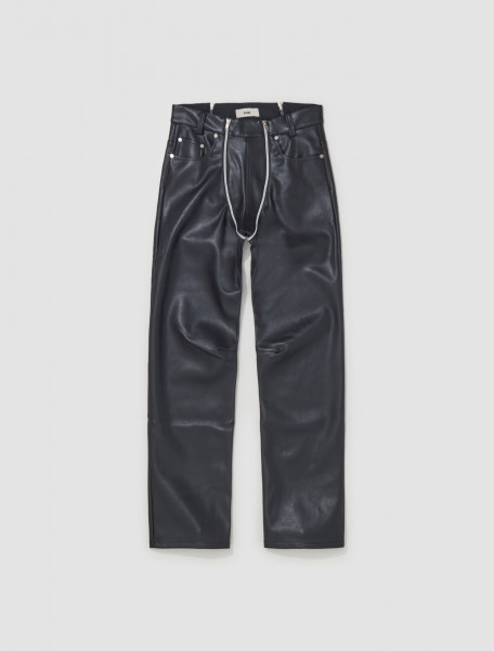 GmbH - Double Zip Trousers in Black - LATAAW23-BLACK