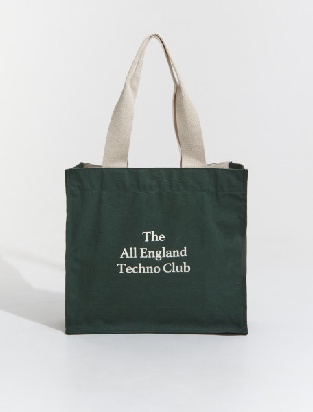 IDEA BOOKS THE ALL ENGLAND TECHNO CLUB BAG IN GREEN TAETCB01