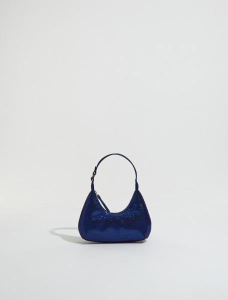 By Far - Baby Amber Disco Dot Leather Bag in Blue - 23CRBASBUDDLSMA