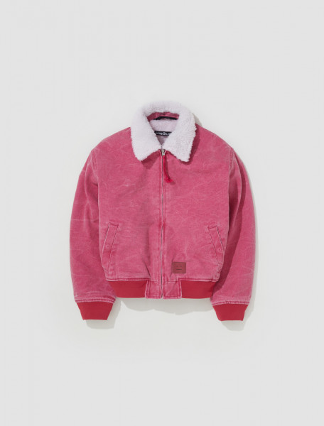 Acne Studios - Cotton Canvas Bomber Jacket in Fuchsia Pink - C90120-ACT-FA-UX-OUTW000102